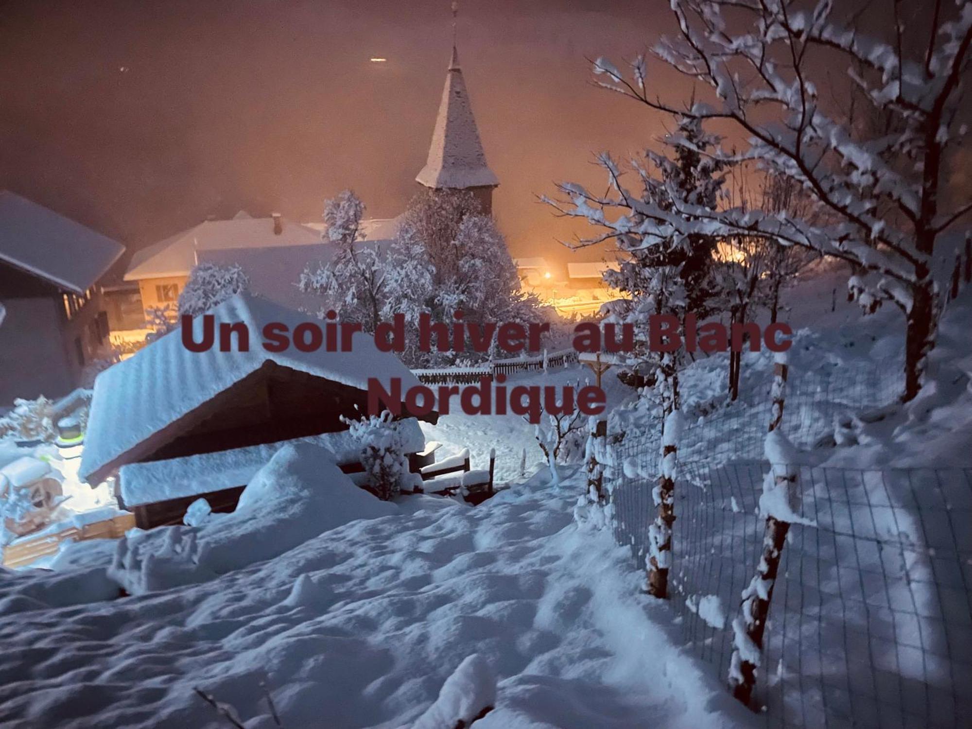 فيلا Le Blanc Nordique Le Bouchet-Mont Charvin المظهر الخارجي الصورة